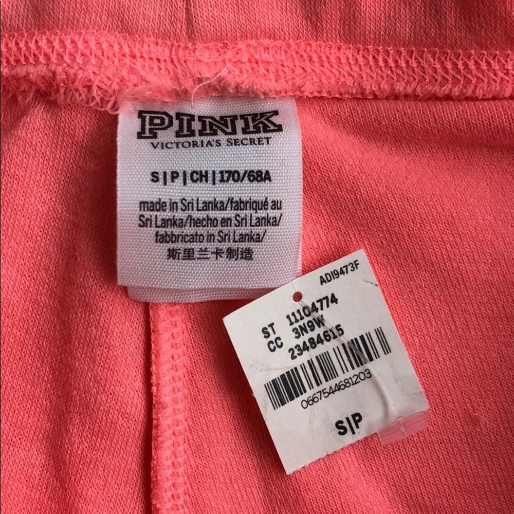 NWT VS PINK Terrycloth Shorts Peach size S - Picture 2 of 3